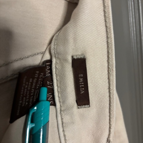 James Jeans Rare Two-Tone Emilia Biker Jeans Cream & Black Color Block Size 27 - Picture 6 of 10